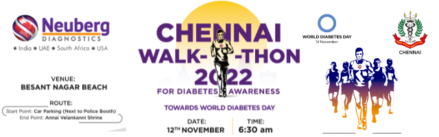 Join the Chennai Walkathon 2022 - Our blood tests are done in a fully ...